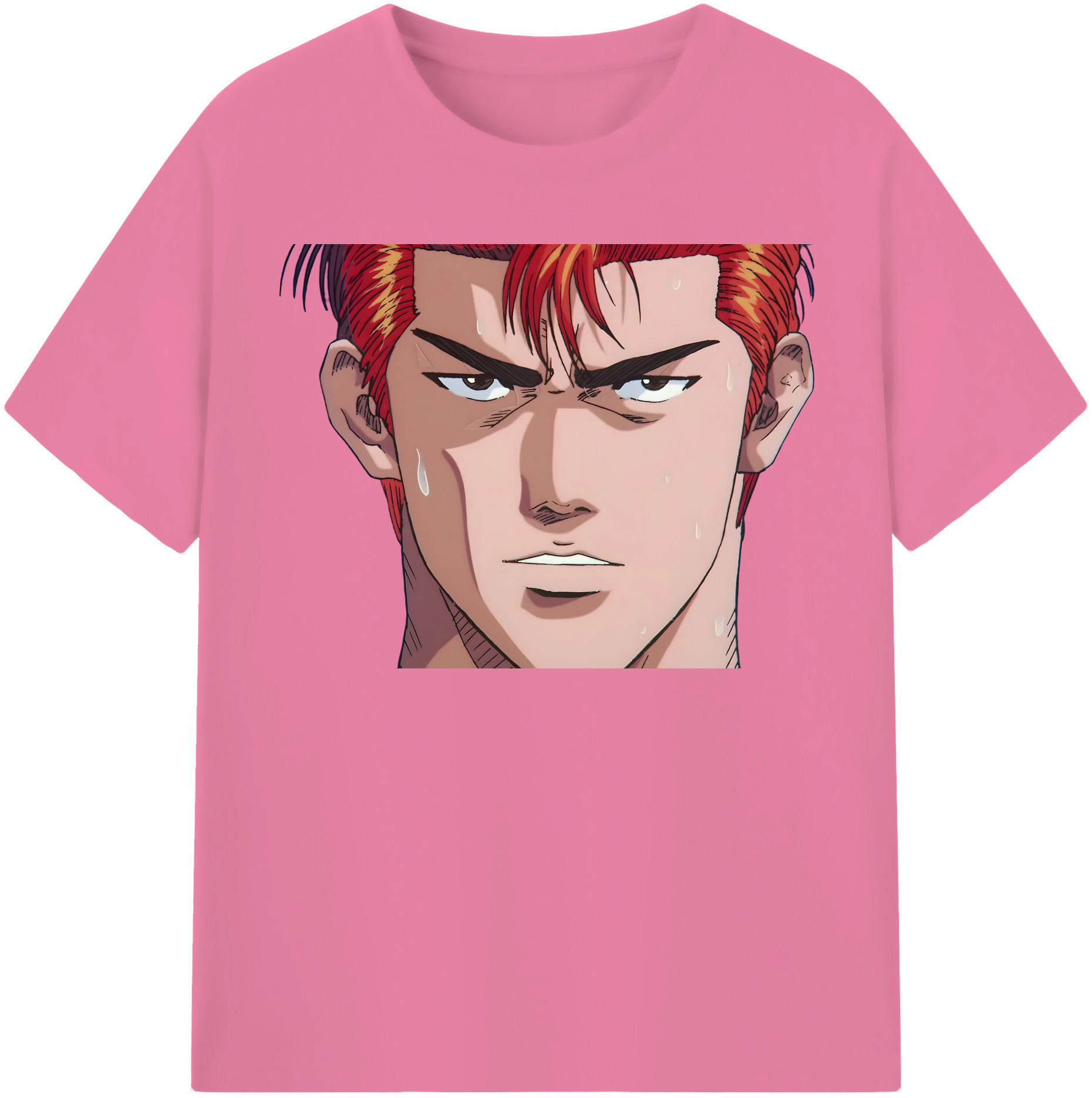 SLAM DUNK／スラムダンク 綿100％半袖Tシャツ（フロントプリント）